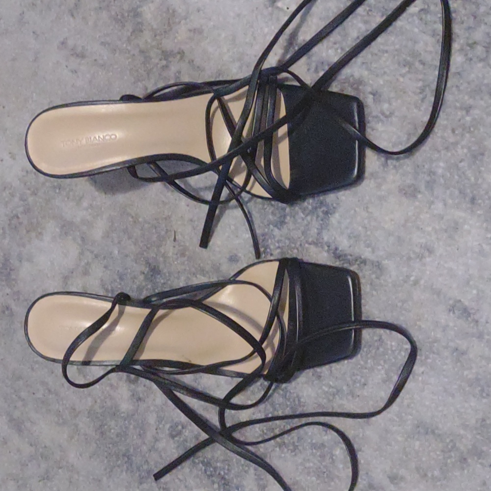 Tony Bianco | Leather Tie Up Heels